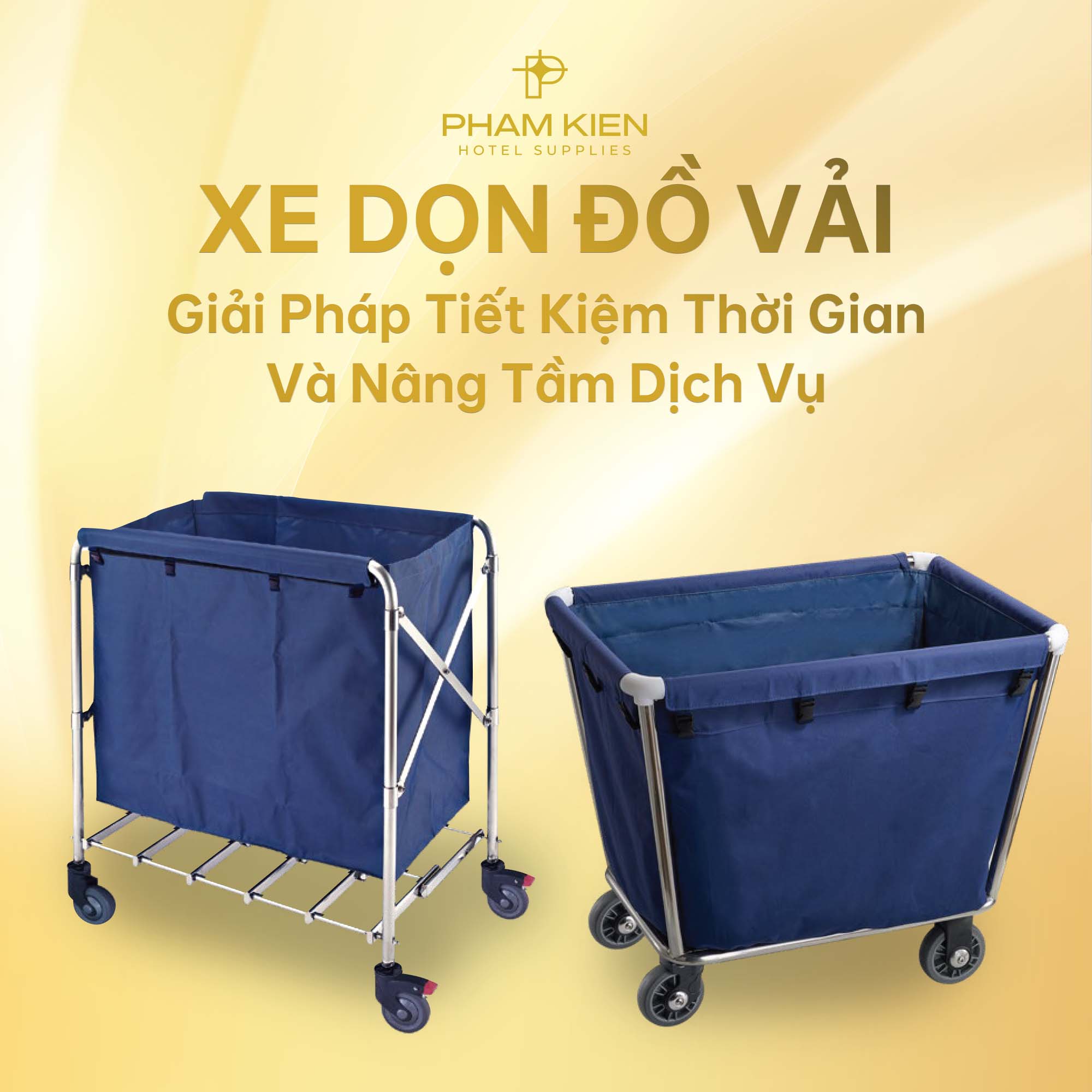 xe dọn đồ vải